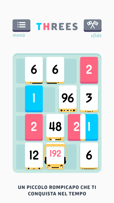 Screenshot di Threes!