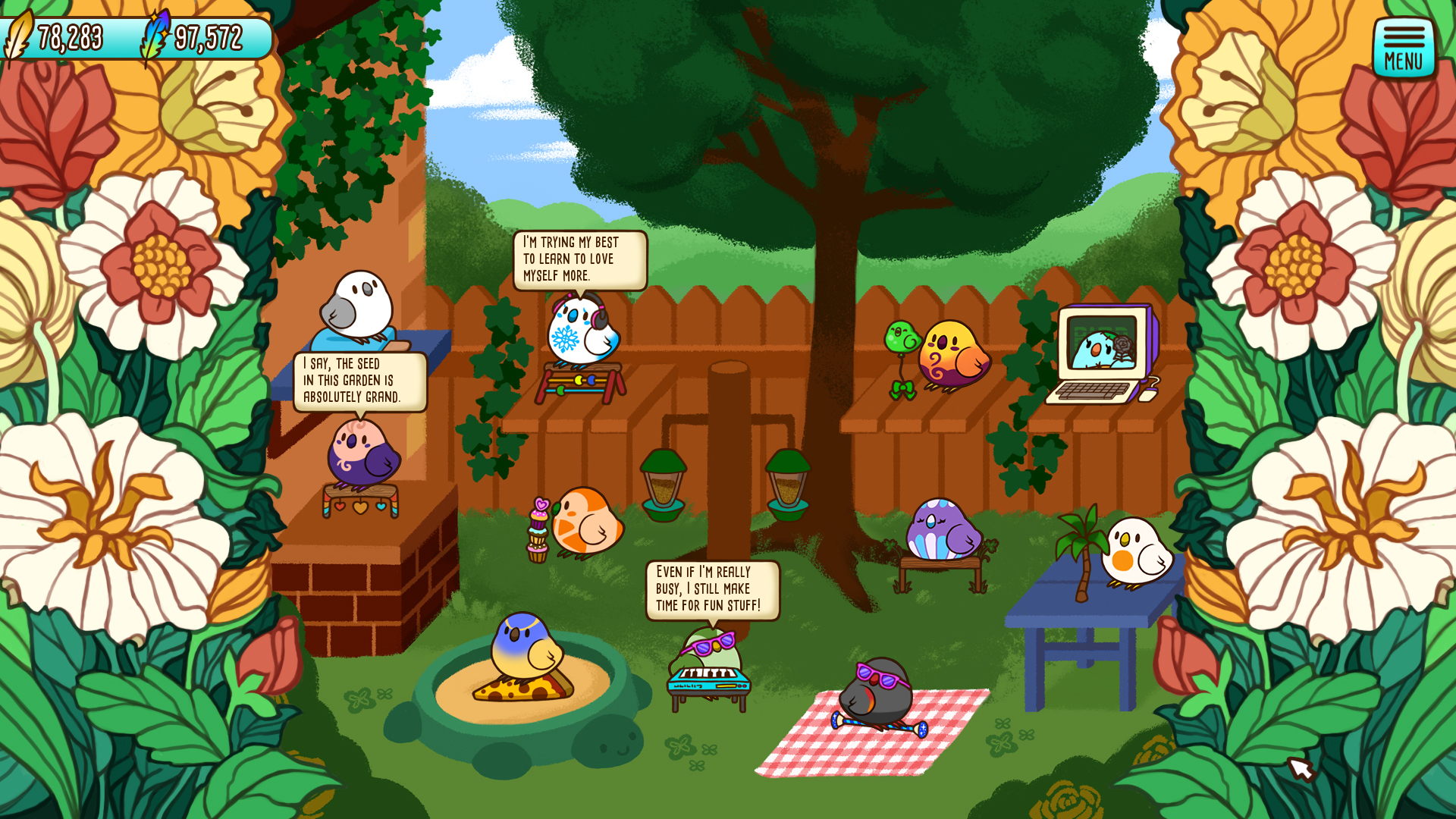Screenshot di Tiny Bird Garden Deluxe