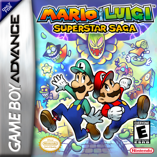 Box art di Mario & Luigi: Superstar Saga