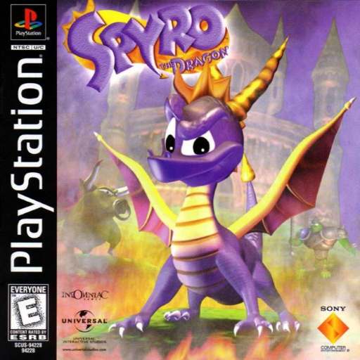 Box art di Spyro the Dragon